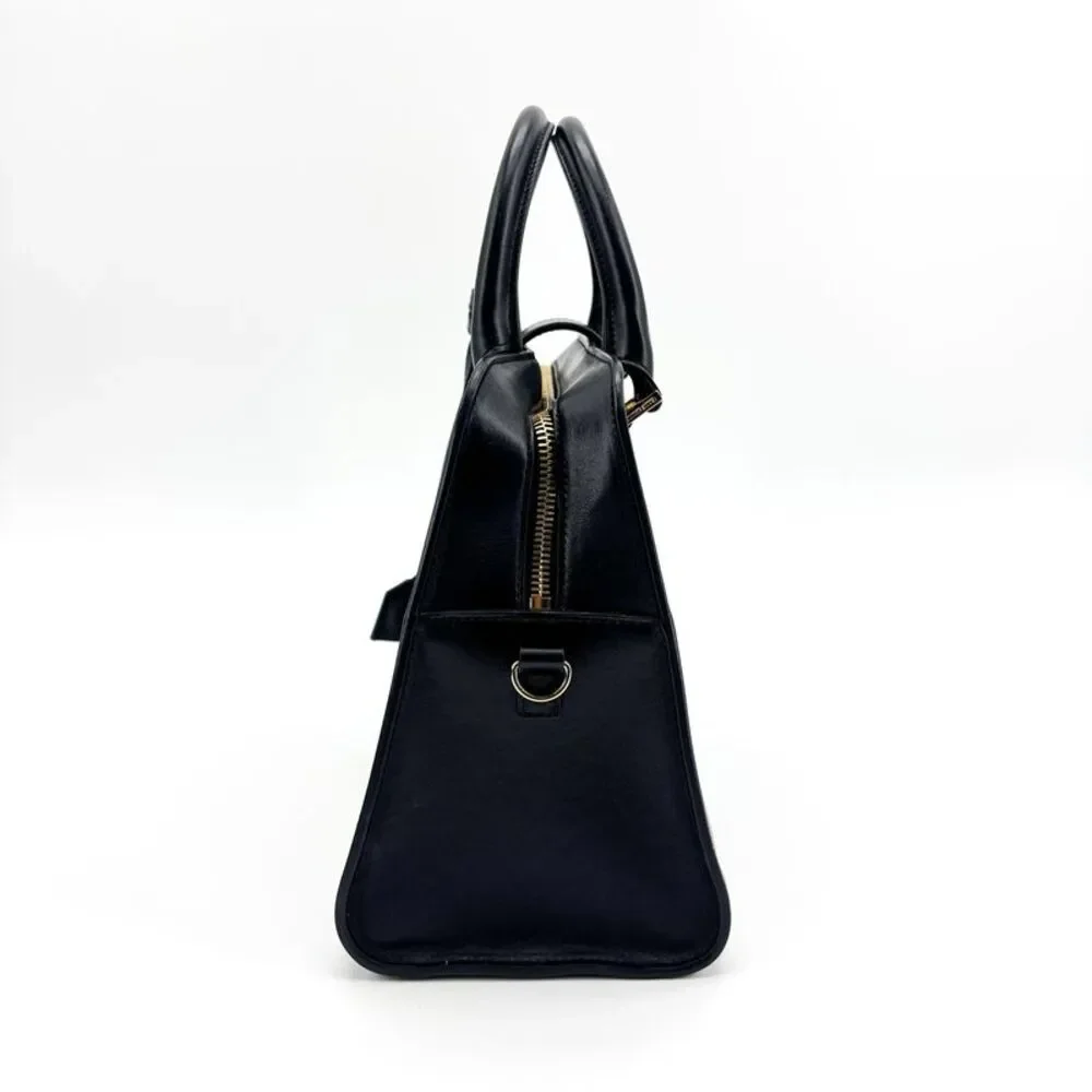 Saint Laurent Small Monogram Cabas Bag Black